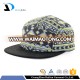 Daijun New Design OEM Hot Sale 100%Cotton Metal Buckle Black Sublimation Crown Patch Logo Men Custom Microfiber Hats