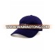 2016 Guangzhou Daijun oem factory 100% cotton blue colour 2d embroidery curved brim metal buckle unisex custom running hat