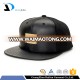 Daijun New Design OEM Hot Sale 100%Cotton Plastic Buckle Black Metal Patch Logo Men Custom Hat With Leather Strap