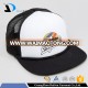 Daijun oem custom china factory white and black mesh fabric with sponge screen printing high quality men mesh cap